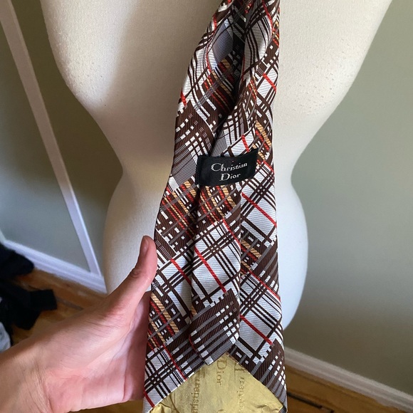 Christian Dior Vintage 80s Tie - Picture 2 of 8